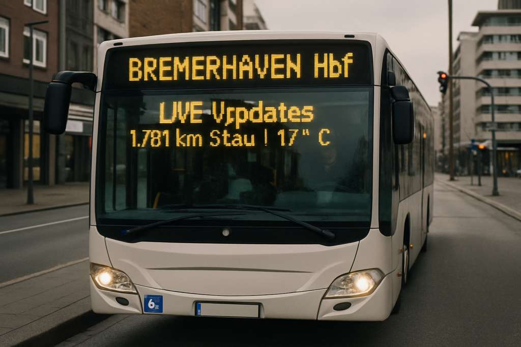 Bremerhavener ÖPNV: Echtzeitdaten für mehr Pünktlichkeit