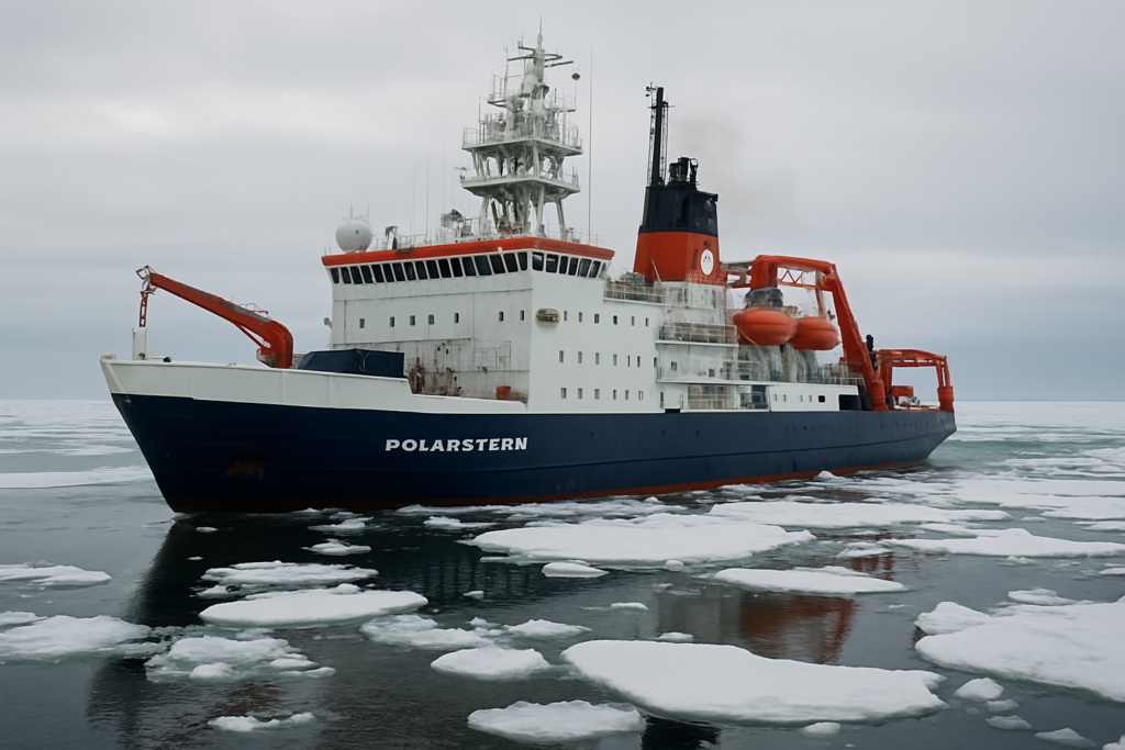 Polarstern startet dreimonatige Arktis-Expedition zur Klimaforschung