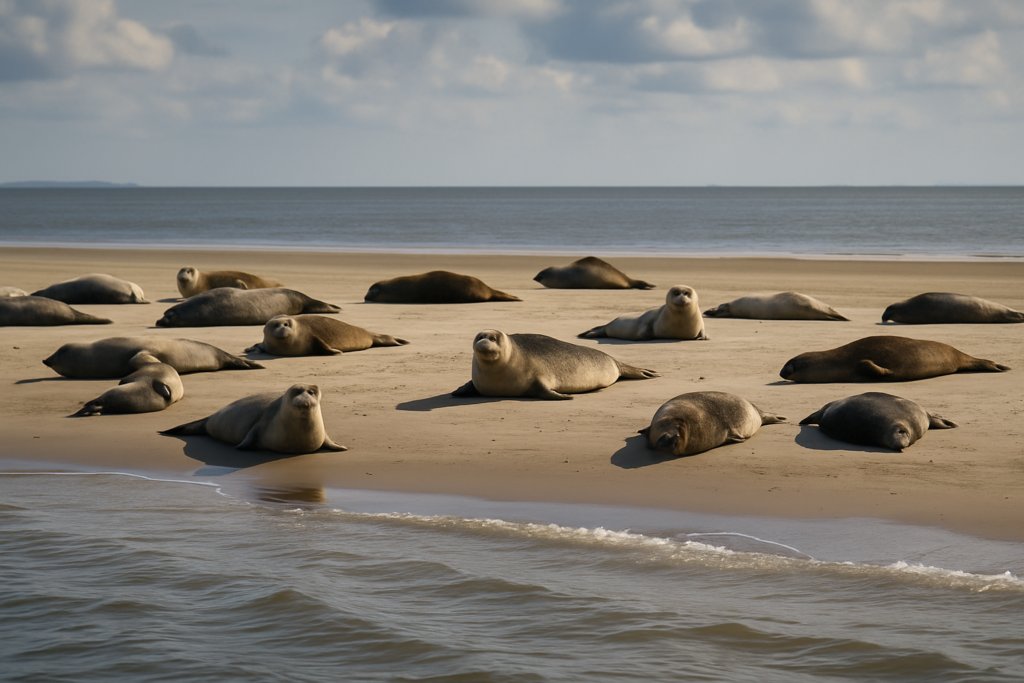 Rekordbestand an Seehunden im Wattenmeer: 12.400 Tiere gezählt